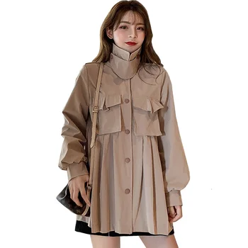 2019 The New Autumn Women Red Trench Coat Long Sleeve Vintage Korean Fashion Elegant Clothes Ladies Cloak Casual Streetwear
2019 The New Autumn Women Red Trench Coat Long Sleeve Vintage Korean Fashion Elegant Clothes Ladies Cloak Casual Streetwear