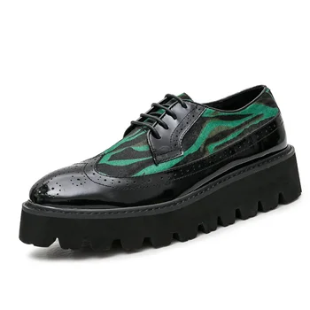 Eshine Guss 2019 Cake Leather Shoes New European American SpongeBritish Bullock Thick Personality Hair Stylist Men's Tide Shoes 
Eshine Guss 2019 Cake Leather Shoes New European American SpongeBritish Bullock Thick Personality Hair Stylist Men's Tide Shoes