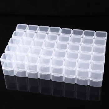 20 Rows (80pcs Mini Compartments Grids) Clear Plastic 5D Diamond Embroidery Storage Box Organizer Containers for DIY Art Craft 
20 Rows (80pcs Mini Compartments Grids) Clear Plastic 5D Diamond Embroidery Storage Box Organizer Containers for DIY Art Craft