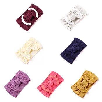 Nylon Jacquard Hair Ball Bow Baby Hairband Wide Nylon Head Wraps Baby Shower Gift Girls Hair Accessories
Nylon Jacquard Hair Ball Bow Baby Hairband Wide Nylon Head Wraps Baby Shower Gift Girls Hair Accessories