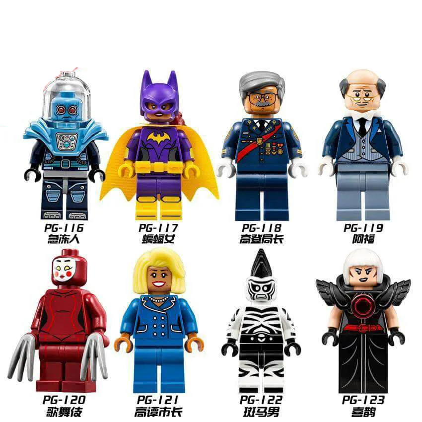 Single Sale Building Blocks Super Heroes Mr. Freeze Gordon Alfred Kabuki Cnins Zebra Bricks Figures Action For Kids Toys PG8039
Single Sale Building Blocks Super Heroes Mr. Freeze Gordon Alfred Kabuki Cnins Zebra Bricks Figures Action For Kids Toys PG8039
