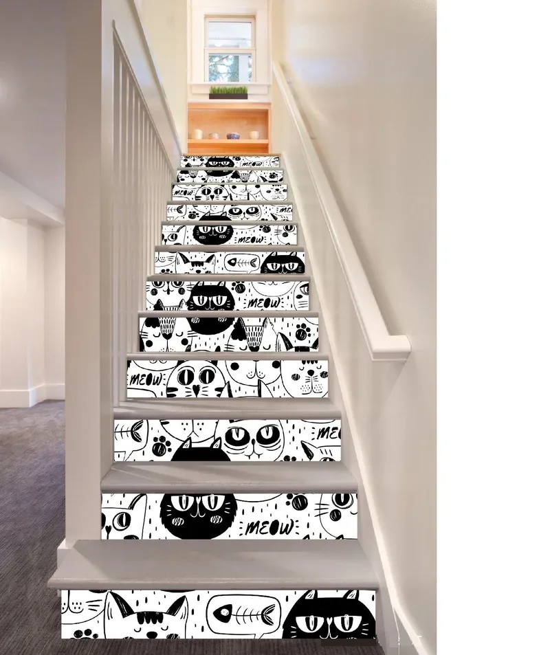 6 Pieces/set Dropship Cat 3D Simulation Stair Stickers Removable Waterproof Fashion Creative Steps Decorative Wall Stickers Home
6 Pieces/set Dropship Cat 3D Simulation Stair Stickers Removable Waterproof Fashion Creative Steps Decorative Wall Stickers Home
