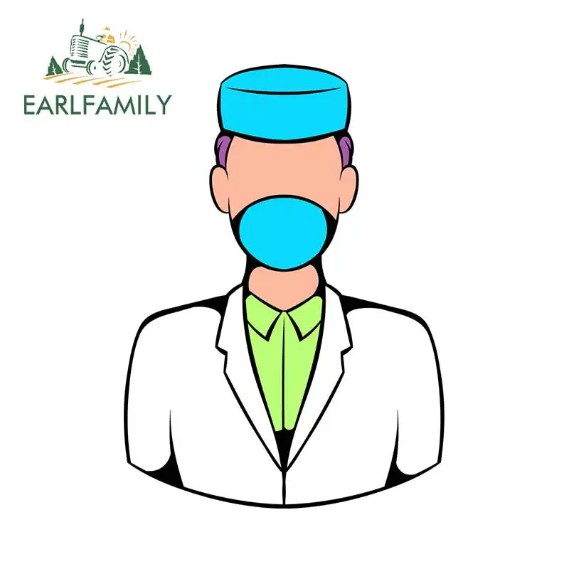 EARLFAMILY 13 см x 10 для доктора значок Водонепроницаемая наклейка сделай сам на заказ
