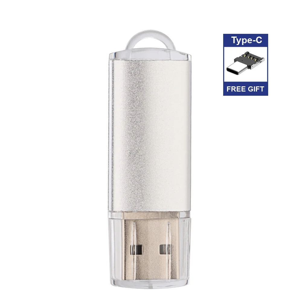 Free Type-C adapter Large capacity USB Flash Drive 256GB 128GB 64GB 512gb 32gb 16gb 8gb flash memory Pendrive High Speed
Free Type-C adapter Large capacity USB Flash Drive 256GB 128GB 64GB 512gb 32gb 16gb 8gb flash memory Pendrive High Speed