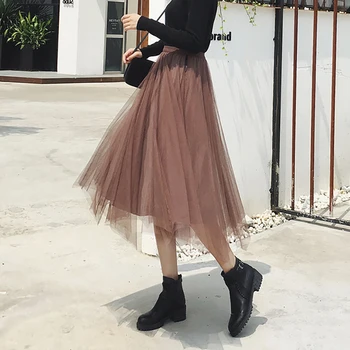 Reversible Velvet Tulle Long Skirts Women Autumn Winter High Waist Pleated Skirt Female Elegant Long Skirts
Reversible Velvet Tulle Long Skirts Women Autumn Winter High Waist Pleated Skirt Female Elegant Long Skirts