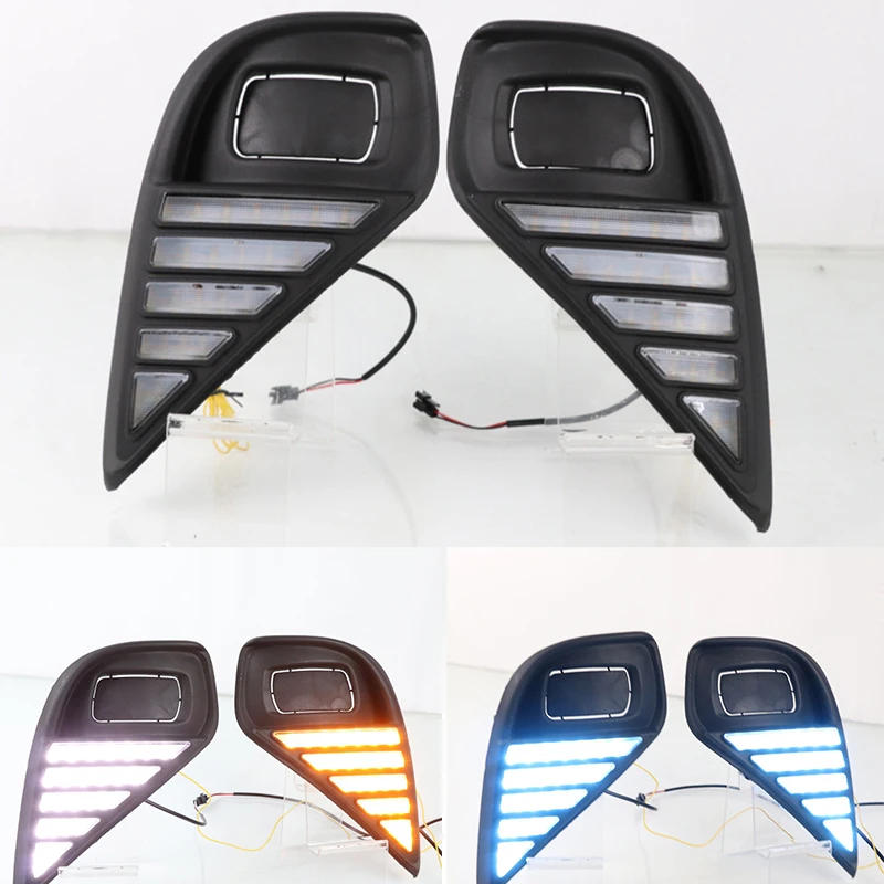 2Pcs Auto 2 3 Colors DRL 12V LED Daytime Running Light Turn Signal Day Light Brake Light Lamp For Toyota Highlander 2020 2021
2Pcs Auto 2 3 Colors DRL 12V LED Daytime Running Light Turn Signal Day Light Brake Light Lamp For Toyota Highlander 2020 2021