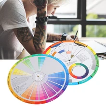 2Pcs Professional Tattoo Rotation Color Wheel Turntable Pigment Color Wheel Mixing Guide Beginners Essential Tattoos Accessories
2Pcs Professional Tattoo Rotation Color Wheel Turntable Pigment Color Wheel Mixing Guide Beginners Essential Tattoos Accessories