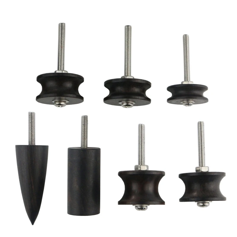 7 Style Ebony Leather Burnisher/Electric Polished Head Leather Tools/Leather Slicker Tool Drill Sets For Dremel Rotary Tools (7
7 Style Ebony Leather Burnisher/Electric Polished Head Leather Tools/Leather Slicker Tool Drill Sets For Dremel Rotary Tools (7