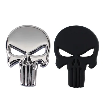 New Silver 3D Zinc Alloy Metal Skull Car-Styling Stickers Cool Motorcycle Truck Badge Emblem Tail Decal Motorbike Accessories
New Silver 3D Zinc Alloy Metal Skull Car-Styling Stickers Cool Motorcycle Truck Badge Emblem Tail Decal Motorbike Accessories
