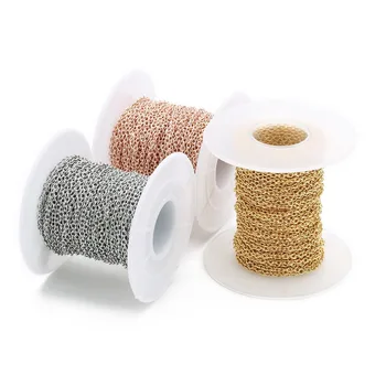 9 Meters Per Roll Stainless Steel Jewelry Chain With Chain DIY Jewelry Accessories Jewelry Necklace Cross Chain Jewelry Making
9 Meters Per Roll Stainless Steel Jewelry Chain With Chain DIY Jewelry Accessories Jewelry Necklace Cross Chain Jewelry Making