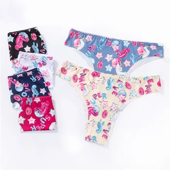 3Pcs/Lot Sexy Women's G-String Femme Thong Panties String Cartoon Underwear Breathable Women Briefs Sexy Lingerie Low-Rise Pants
3Pcs/Lot Sexy Women's G-String Femme Thong Panties String Cartoon Underwear Breathable Women Briefs Sexy Lingerie Low-Rise Pants
