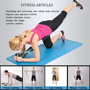 Chest Expander Removable Yoga Pull Rope Puller Stretch Arm Apparatus 150LB Fitness Pull Rope Practical Durable Emulsion
Chest Expander Removable Yoga Pull Rope Puller Stretch Arm Apparatus 150LB Fitness Pull Rope Practical Durable Emulsion