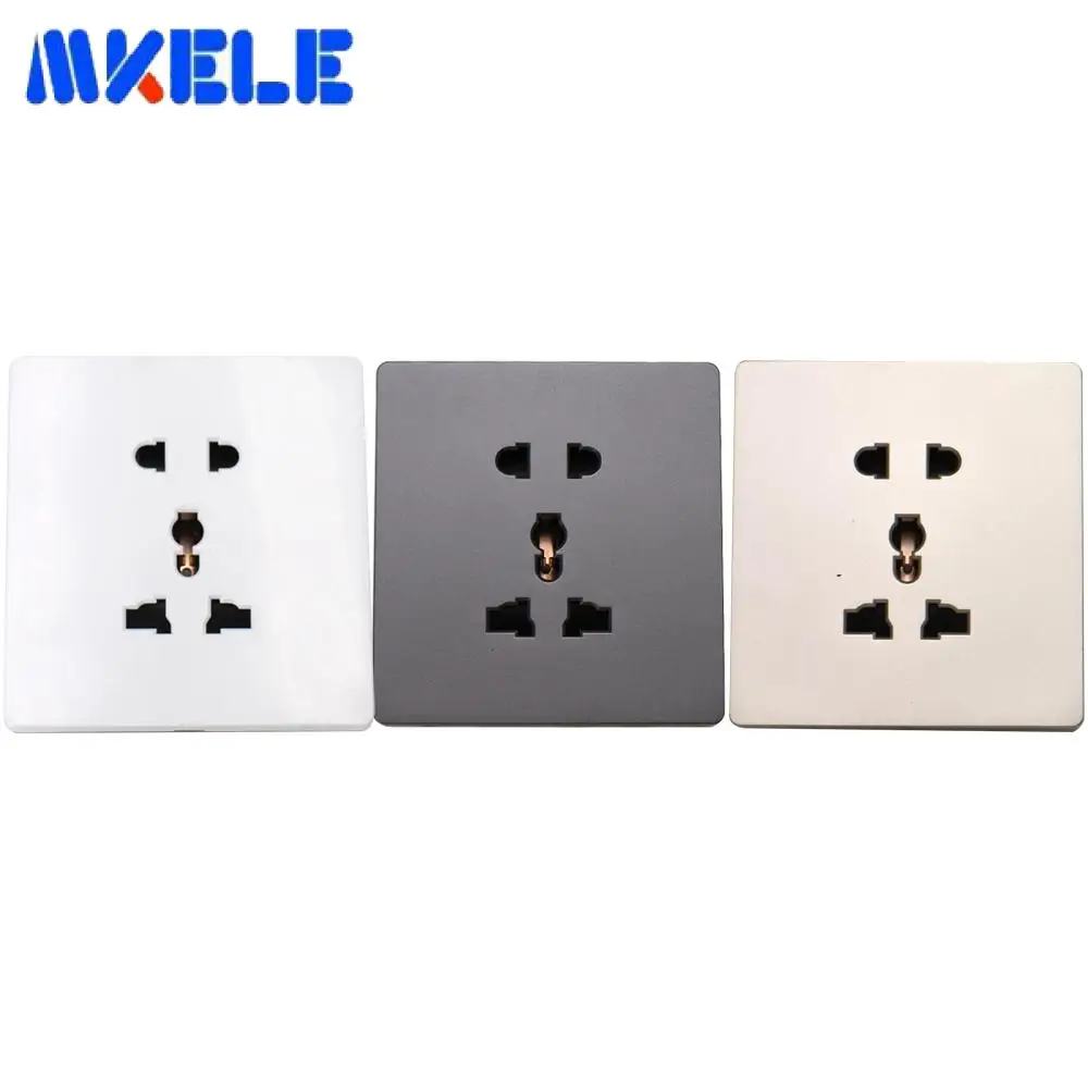 10A 5 Hole Universal Socket Electric AC Power Outlet Panel Plate Wall Charger Dock Socket Electrical Sockets
10A 5 Hole Universal Socket Electric AC Power Outlet Panel Plate Wall Charger Dock Socket Electrical Sockets