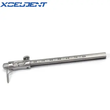 Dental Vernier Caliper with Positioning Pen Type Planting Calipers High Depth Measuring Ruler
Dental Vernier Caliper with Positioning Pen Type Planting Calipers High Depth Measuring Ruler