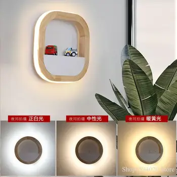 Nordic personality led solid wood wall lamp bedside wall lamp creativity simple wall corridor children's room wall lamp vintage
Nordic personality led solid wood wall lamp bedside wall lamp creativity simple wall corridor children's room wall lamp vintage