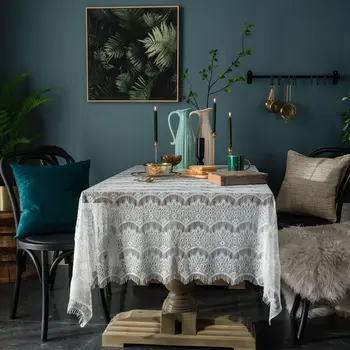 American-Style Country Lace Tablecloth Cutout Decorative L Cover Cloth Napkin Coffee Table Eyelash Cafe Book Table Cloth
American-Style Country Lace Tablecloth Cutout Decorative L Cover Cloth Napkin Coffee Table Eyelash Cafe Book Table Cloth