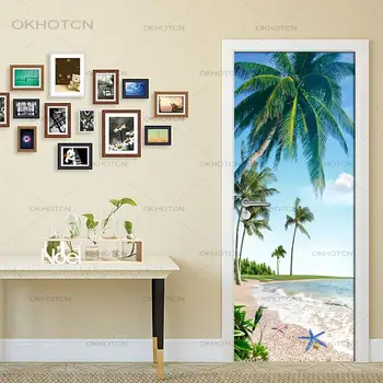 3D Self Adhesive Wall Art Decal On Door Sticker Sky Home Door Decor Renovation Wallpaper Print Picture Beach Coconut Tree Blue
3D Self Adhesive Wall Art Decal On Door Sticker Sky Home Door Decor Renovation Wallpaper Print Picture Beach Coconut Tree Blue