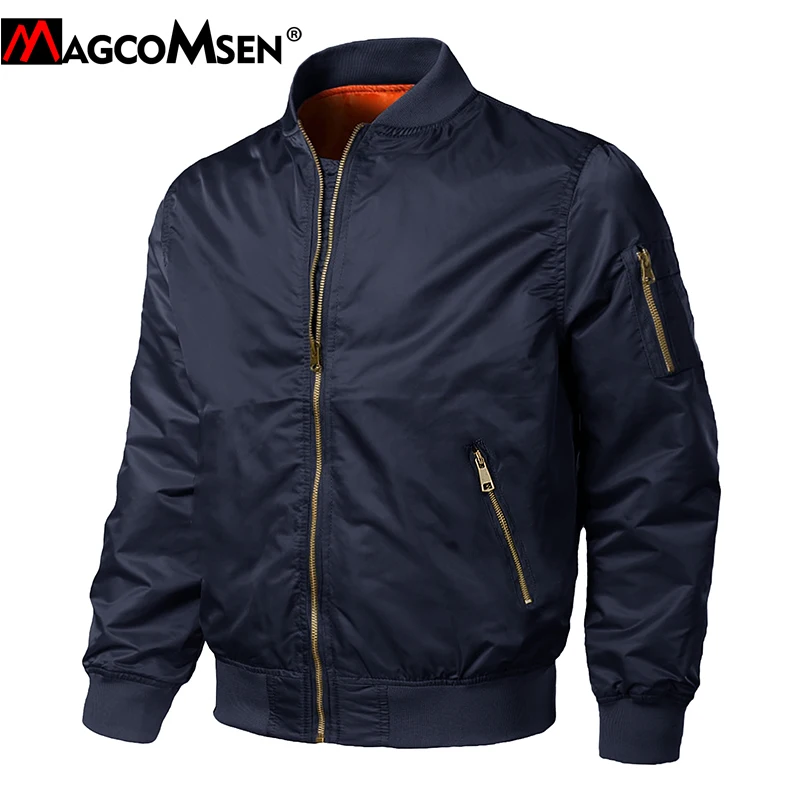 MAGCOMSEN Winter Jackets Men MA1 Bomber Pilot Jacket Coat Thermal Cotton Padded Casual Jacket Military Style Army Down Coat 4XL 
MAGCOMSEN Winter Jackets Men MA1 Bomber Pilot Jacket Coat Thermal Cotton Padded Casual Jacket Military Style Army Down Coat 4XL
