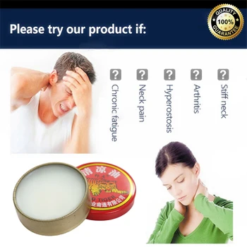 24pcs 10g Skincare Oil Chinese Tiger Ointment Muscle Cool Cream Pain Relief Refreshing Oil Relax Essential Oil
24pcs 10g Skincare Oil Chinese Tiger Ointment Muscle Cool Cream Pain Relief Refreshing Oil Relax Essential Oil