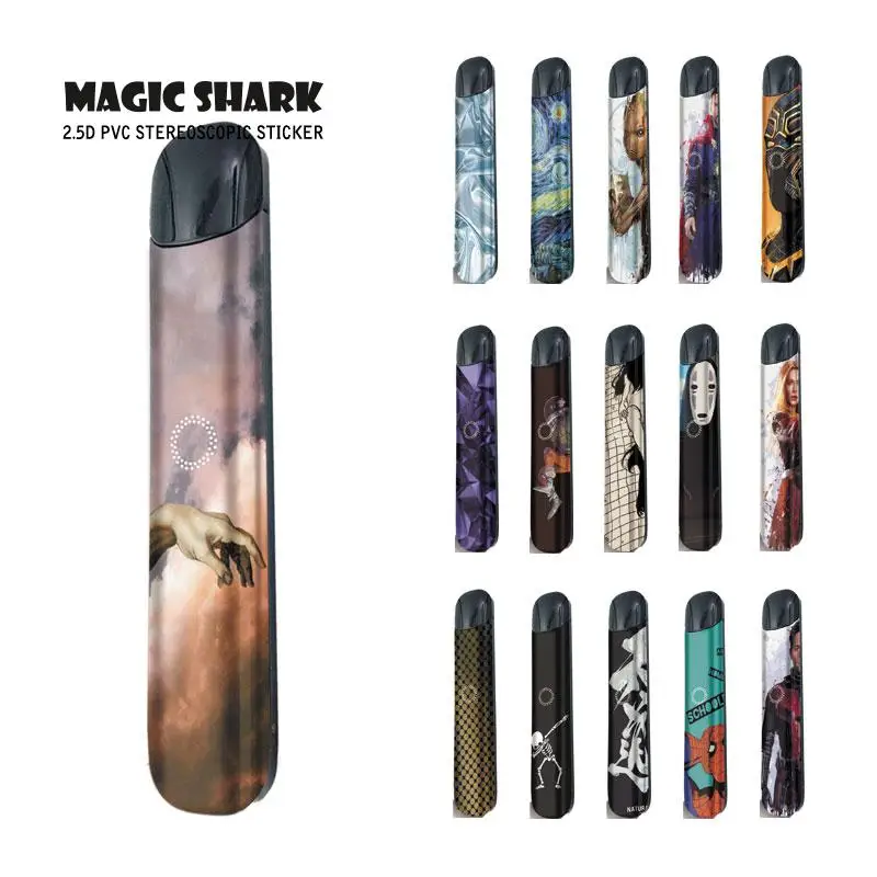 Magic Shark 100% New Super Hero Black Panther Spirited Away Spiderman Painting Sticker Case Cover for Relx Alpha
Magic Shark 100% New Super Hero Black Panther Spirited Away Spiderman Painting Sticker Case Cover for Relx Alpha