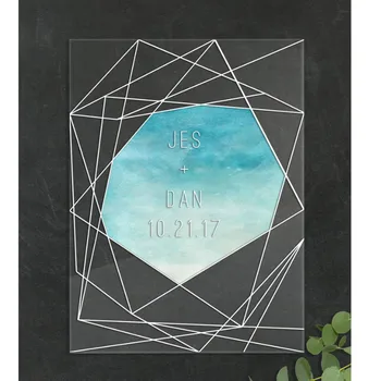 Custom Wedding Welcome Sign, Clear Acrylic Glass Look Welcome Sign, Geometric Lines Acrylic Wedding Sign blue theme sign
Custom Wedding Welcome Sign, Clear Acrylic Glass Look Welcome Sign, Geometric Lines Acrylic Wedding Sign blue theme sign
