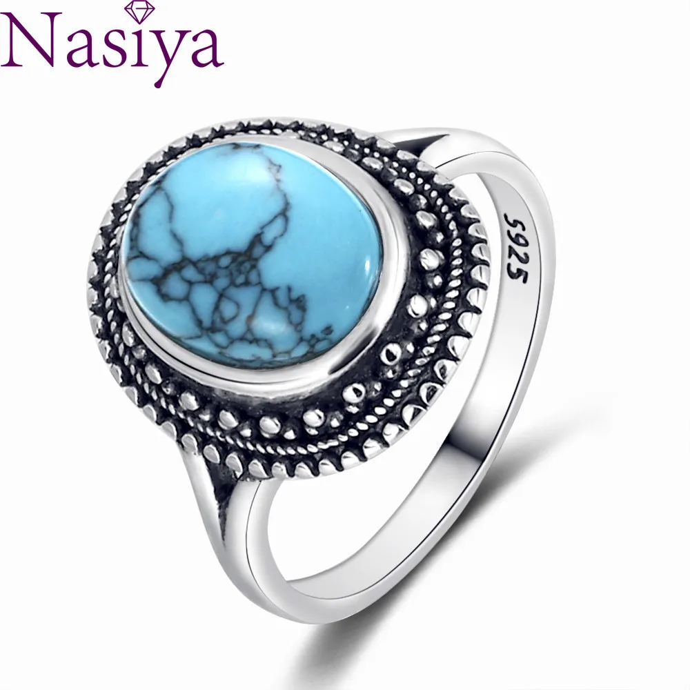 925 Silver Rings Natural Turquoise Gemstone Rings for Women Wedding Bands Anniversary Gift Fine Jewelry
925 Silver Rings Natural Turquoise Gemstone Rings for Women Wedding Bands Anniversary Gift Fine Jewelry