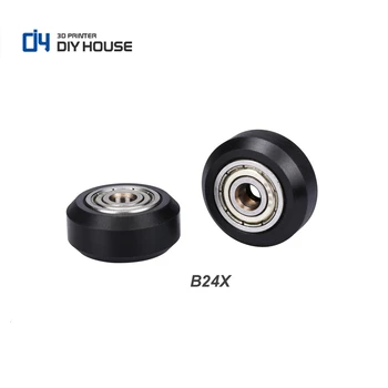 B24 For 3D Printer Parts Open Builds Plastic Perlin Wheel With Bearings Passive Round Wheel Idler Pulley
B24 For 3D Printer Parts Open Builds Plastic Perlin Wheel With Bearings Passive Round Wheel Idler Pulley