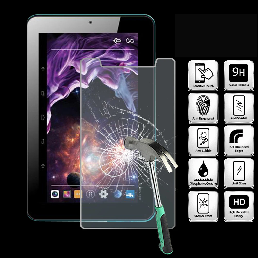 For ESTAR Beauty HD Quad 7.0" - Tablet Tempered Glass Screen Protector Cover Explosion-Proof Anti-Scratch Screen Film
For ESTAR Beauty HD Quad 7.0" - Tablet Tempered Glass Screen Protector Cover Explosion-Proof Anti-Scratch Screen Film