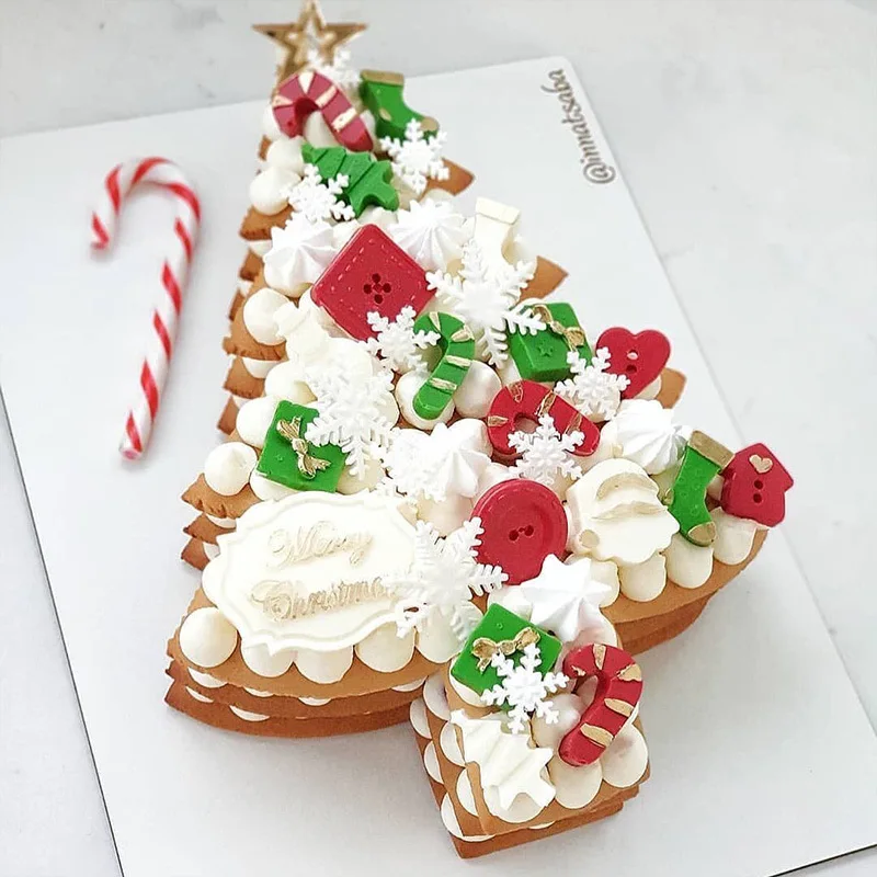1PCS Silicone Fondant Mold Cute Xmas Tree Crown Bows Theme Cake Decoration Gum Paste Chocolate Moldes D Silicona Para Fondant
1PCS Silicone Fondant Mold Cute Xmas Tree Crown Bows Theme Cake Decoration Gum Paste Chocolate Moldes D Silicona Para Fondant