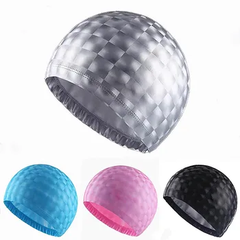 1PC Crystal Water Cube Grids PU Coating Fabric Waterproof Ears Long Hair Protection Swim Pool Swimming Cap Unisex Swimming Hat
1PC Crystal Water Cube Grids PU Coating Fabric Waterproof Ears Long Hair Protection Swim Pool Swimming Cap Unisex Swimming Hat