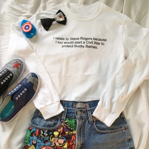 I relate to steve Rogers Letter Print Tumblr Sweatshirt Women Fashion Long Sleeve Harajuku Hoodies Pullovers Tops Drop Shipping
I relate to steve Rogers Letter Print Tumblr Sweatshirt Women Fashion Long Sleeve Harajuku Hoodies Pullovers Tops Drop Shipping