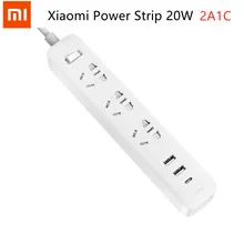 Original Xiaomi 20W Fast Charging Power Strip 2A1C Power Socket 3 Sockets Standard Plug Interface Extension Lead 1.8m
Original Xiaomi 20W Fast Charging Power Strip 2A1C Power Socket 3 Sockets Standard Plug Interface Extension Lead 1.8m