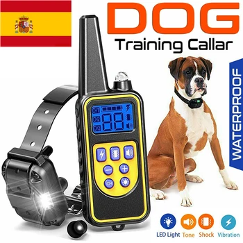 España collar de entrenamiento eléctrico control de vibración barriles perro a elegir Anti Bark 800m Alcance Modo automático
España collar de entrenamiento eléctrico control de vibración barriles perro a elegir Anti Bark 800m Alcance Modo automático