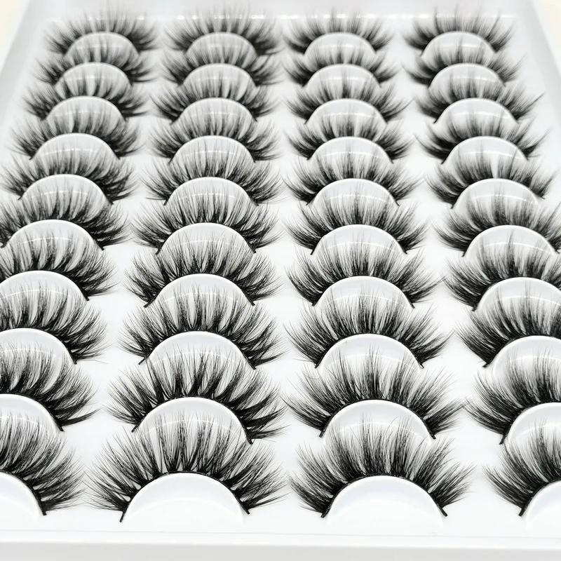 20 Pairs Eye Lashes 3D False Eyelashes Natural Long False Volume Fake Lashes Extension Eyelashes Cruelty-free Eye Makeup Tools
20 Pairs Eye Lashes 3D False Eyelashes Natural Long False Volume Fake Lashes Extension Eyelashes Cruelty-free Eye Makeup Tools