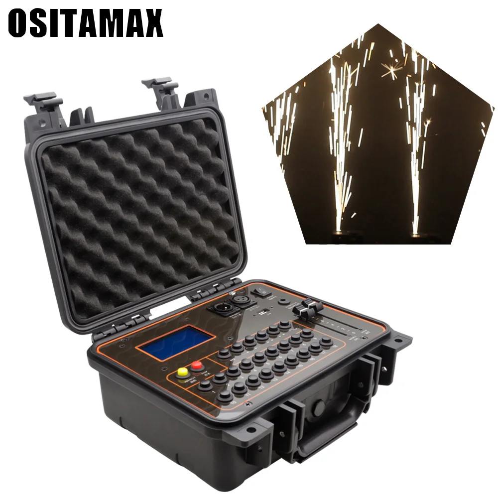 Firewoke Machine Controller Wireless with Programs Special for Wedding Stage Cold Fireworks Pyrotechnics Equipment
Firewoke Machine Controller Wireless with Programs Special for Wedding Stage Cold Fireworks Pyrotechnics Equipment