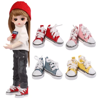 UCanaan 1/6 BJD Doll Accessories 1 Pair Of Canvas Shoes 5CM Fir For 30CM BJD Dolls Boots Toys Accessories 
UCanaan 1/6 BJD Doll Accessories 1 Pair Of Canvas Shoes 5CM Fir For 30CM BJD Dolls Boots Toys Accessories