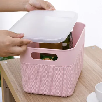 Large Capacity Plastic Storage Box with Cover Portable Sweater Pattern Finishing Bins Dustproof Children Storage Organization
Large Capacity Plastic Storage Box with Cover Portable Sweater Pattern Finishing Bins Dustproof Children Storage Organization
