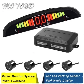 Auto Car Led Parking Sensor Auto Car Detector Parktronic Display Reverse Backup Radar Monitor System With 4 Sensors
Auto Car Led Parking Sensor Auto Car Detector Parktronic Display Reverse Backup Radar Monitor System With 4 Sensors