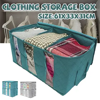 61x33x31cm Non-Woven Fabric Folding Storage Bag with Zipper Dustproof Moisture-proof Clothes Quilt Holder Organizer Save Space 
61x33x31cm Non-Woven Fabric Folding Storage Bag with Zipper Dustproof Moisture-proof Clothes Quilt Holder Organizer Save Space