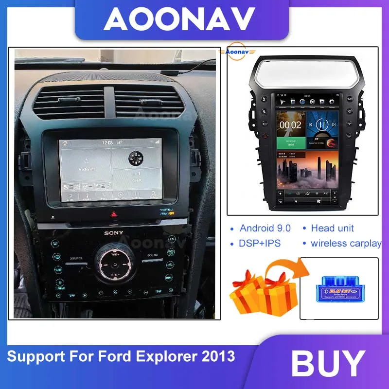 Multimedia1920*1080 Tesla Vertical Screen A9 PX6 Car Audio For Ford Explorer 2013 GPS Navigation Autoradio wireless carplay
Multimedia1920*1080 Tesla Vertical Screen A9 PX6 Car Audio For Ford Explorer 2013 GPS Navigation Autoradio wireless carplay