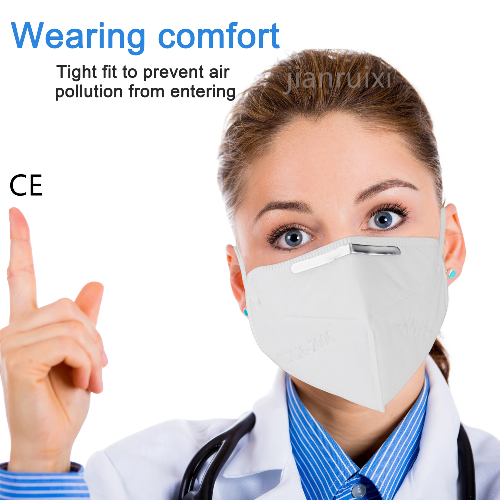 Protective mask KN95 passed CE certification 95% filter elastic PM2.5 non-woven outdoor dustproof gas mask reusable 10/20/50pcs
Protective mask KN95 passed CE certification 95% filter elastic PM2.5 non-woven outdoor dustproof gas mask reusable 10/20/50pcs