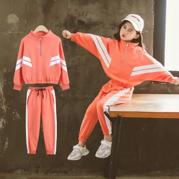 5-10 year old girl baby new casual child fashion head embossed stitching color suit Korean children's casual sportswear tide
5-10 year old girl baby new casual child fashion head embossed stitching color suit Korean children's casual sportswear tide