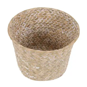 Grass Weaving Basket Cosmetic Storage Box Shelf For Bedroom Living Room Desk
Grass Weaving Basket Cosmetic Storage Box Shelf For Bedroom Living Room Desk