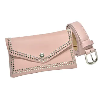 Fashion Women Belt Bags Solid Color Rivet Shoulder Waist Bags Women PU Leather Fanny Packs Casual Purse Wallet Chest Belt Bag
Fashion Women Belt Bags Solid Color Rivet Shoulder Waist Bags Women PU Leather Fanny Packs Casual Purse Wallet Chest Belt Bag
