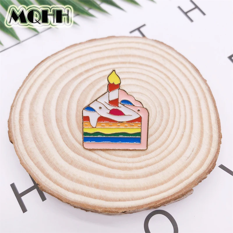 Cartoon Creative Birthday Gift Color Cake Candle Enamel Brooch Alloy Badge Denim Clothes Bag Pin Cute Sweet Jewelry Gift For Kid
Cartoon Creative Birthday Gift Color Cake Candle Enamel Brooch Alloy Badge Denim Clothes Bag Pin Cute Sweet Jewelry Gift For Kid