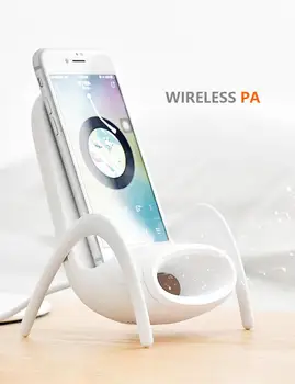Amplifier Wireless Charger Creative Mobile Phone Holder Wireless Charger 10W Fast Charger Multiple Protection QI Charging Cable
Amplifier Wireless Charger Creative Mobile Phone Holder Wireless Charger 10W Fast Charger Multiple Protection QI Charging Cable
