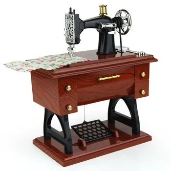 New Retro Sewing Machine Shape Music Box Creative Birthday Gift for Girlfriends Friends Mom Small Sewing Machine Music Box
New Retro Sewing Machine Shape Music Box Creative Birthday Gift for Girlfriends Friends Mom Small Sewing Machine Music Box