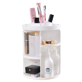 Plastic Makeup Organizer 360 Degree Rotation Multi-Functional Cosmetic Storage Box Desktop Rack Large capacity Adjustable Height
Plastic Makeup Organizer 360 Degree Rotation Multi-Functional Cosmetic Storage Box Desktop Rack Large capacity Adjustable Height