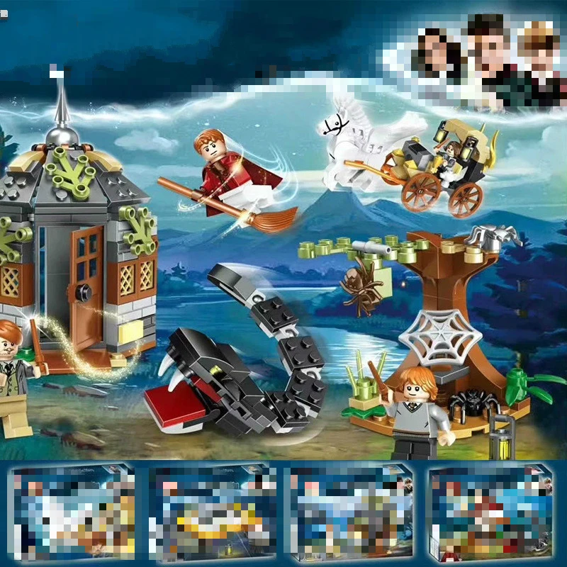 Movie Harry Justice Magician 323PCS tree architecture building block assemble children toy 2020 new block
Movie Harry Justice Magician 323PCS tree architecture building block assemble children toy 2020 new block