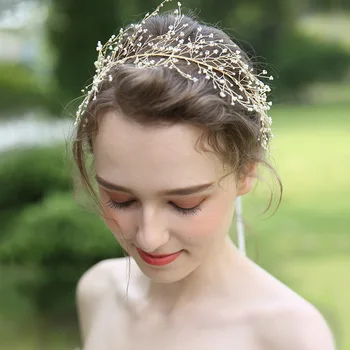 D2269 NPASON Bride Manual Measly Hair Ornaments Marry Hair Band Design Wedding Headwear
D2269 NPASON Bride Manual Measly Hair Ornaments Marry Hair Band Design Wedding Headwear